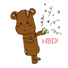 Patch & Pico They're Stuffed Animals sticker #1156982