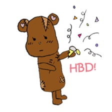 Patch & Pico They're Stuffed Animals sticker #1156982