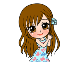 Stamp Girl "Emotions" sticker #1157386