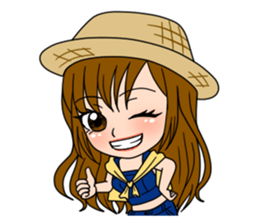 Stamp Girl "Emotions" sticker #1157388