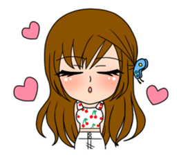 Stamp Girl "Emotions" sticker #1157392