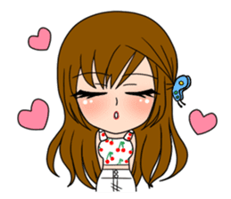 Stamp Girl "Emotions" sticker #1157392