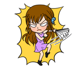 Stamp Girl "Emotions" sticker #1157400