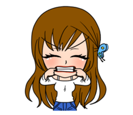 Stamp Girl "Emotions" sticker #1157402