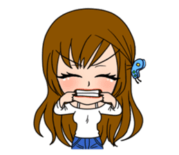 Stamp Girl "Emotions" sticker #1157402