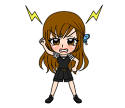 Stamp Girl "Emotions" sticker #1157404