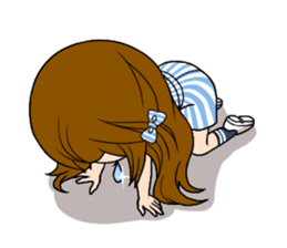 Stamp Girl "Emotions" sticker #1157409