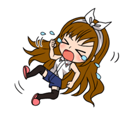 Stamp Girl "Emotions" sticker #1157413