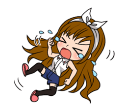 Stamp Girl "Emotions" sticker #1157413