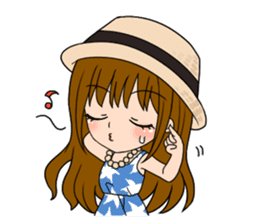 Stamp Girl "Emotions" sticker #1157416