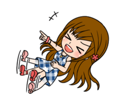 Stamp Girl "Emotions" sticker #1157421