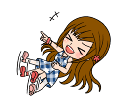 Stamp Girl "Emotions" sticker #1157421