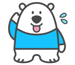 Luke the White Bear sticker #1157466