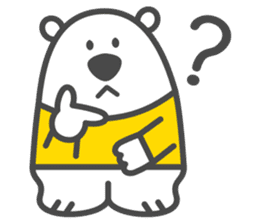 Luke the White Bear sticker #1157475