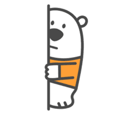 Luke the White Bear sticker #1157491