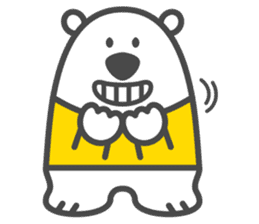 Luke the White Bear sticker #1157499