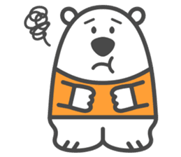 Luke the White Bear sticker #1157502