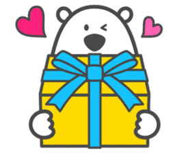 Luke the White Bear sticker #1157504