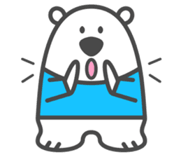 Luke the White Bear sticker #1157505