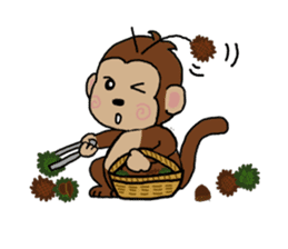 Autumn Ver animals and the forest. sticker #1158172