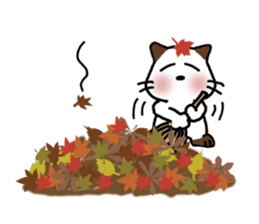 Autumn Ver animals and the forest. sticker #1158180