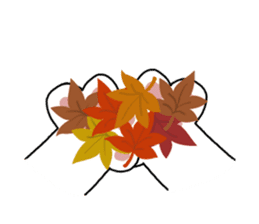 Autumn Ver animals and the forest. sticker #1158184