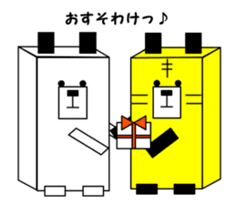 1,000laps square friends sticker #1158266