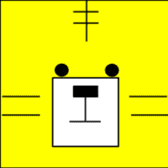 1,000laps square friends sticker #1158294