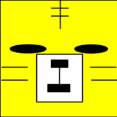 1,000laps square friends sticker #1158295