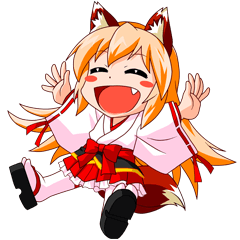 A Fox Shrine Maiden of Kagura