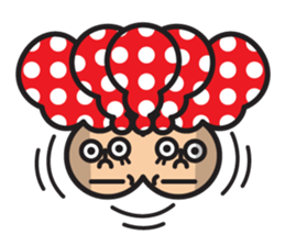 Nice Polka Dot Aflon. sticker #1158629