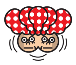 Nice Polka Dot Aflon. sticker #1158629