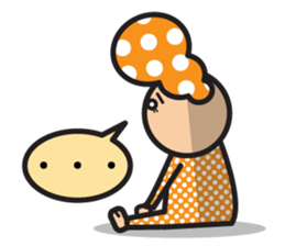 Nice Polka Dot Aflon. sticker #1158641