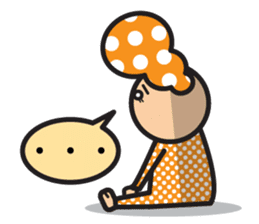 Nice Polka Dot Aflon. sticker #1158641