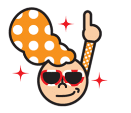 Nice Polka Dot Aflon. sticker #1158644