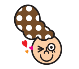 Nice Polka Dot Aflon. sticker #1158648