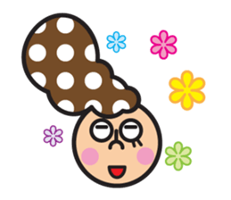 Nice Polka Dot Aflon. sticker #1158650