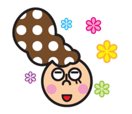 Nice Polka Dot Aflon. sticker #1158650