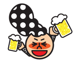 Nice Polka Dot Aflon. sticker #1158653