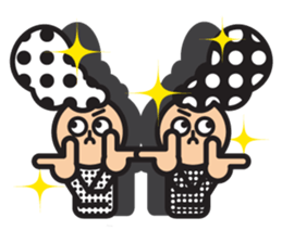 Nice Polka Dot Aflon. sticker #1158659