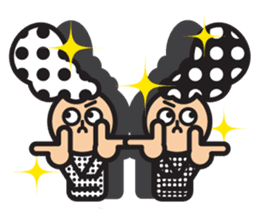 Nice Polka Dot Aflon. sticker #1158659