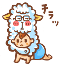 Alpaca Baby sticker #1159246