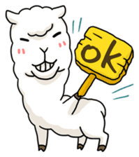 Mr. Alpaca sticker #1159645