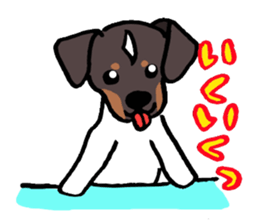 Japanese Terrier sticker #1159960