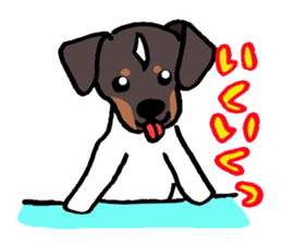 Japanese Terrier sticker #1159960