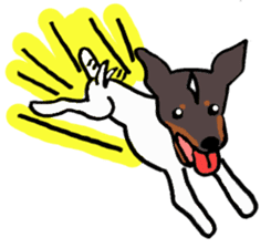 Japanese Terrier sticker #1159980
