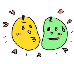 Fruits Stamp sticker #1159992