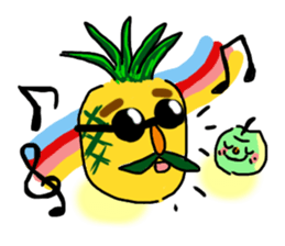 Fruits Stamp sticker #1160010