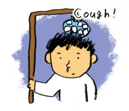 Pencil boy 1(English) sticker #1160026