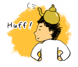 Pencil boy 1(English) sticker #1160031